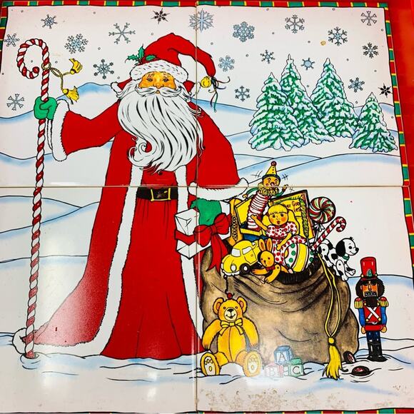 Vintage JC Penny Christmas Tray - Picture 2 of 5